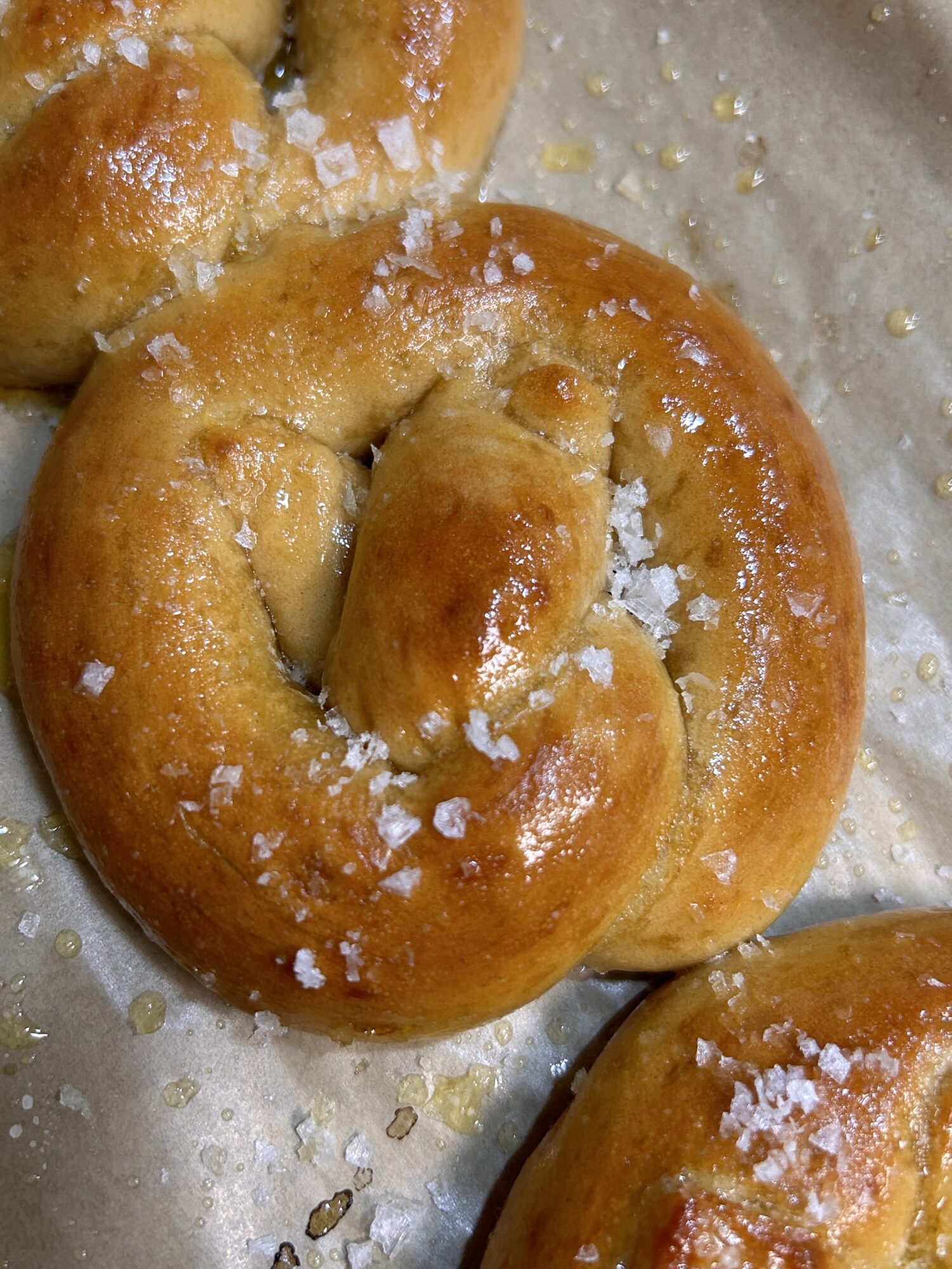 Big Soft Buttery Pretzels - Generations Cook